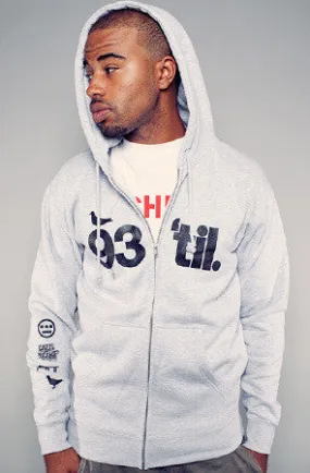 Adapt x Souls of Mischief - 93 'til Infinity Men's Zip Hoodie, Grey