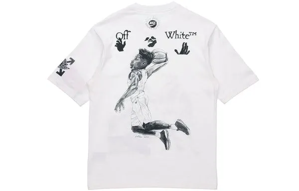 Air Jordan Brand x OFF-WHITE MJ T-Shirt Asia Sizing 'White' T-Shirt, White