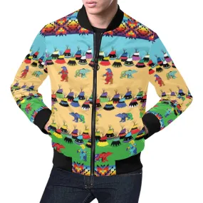 Bear Medicine Bomber Jacket for Men