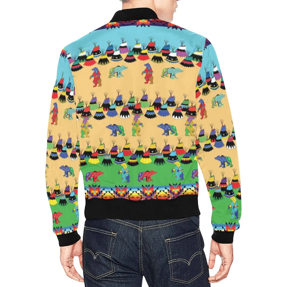 Bear Medicine Bomber Jacket for Men