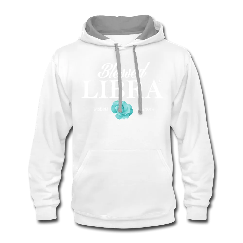 Blessed Libra Men's Hoodie - White