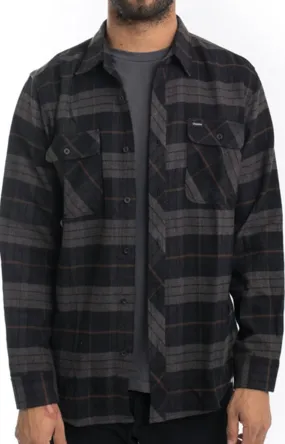 Bowery L/S Flannel - Black/Charcoal