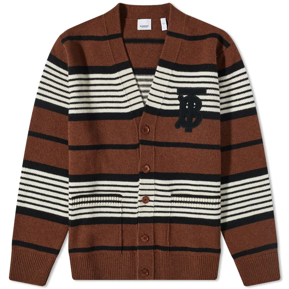 Burberry Triple Stripe TB Cardigan Jumper