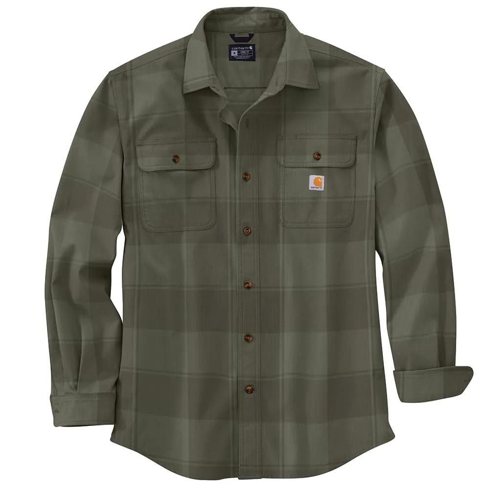 Carhartt 106356 Men's Loose Fit Heavyweight Flannel Long-Sleeve Plaid Shirt