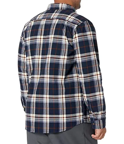 Carhartt 106356 Men's Loose Fit Heavyweight Flannel Long-Sleeve Plaid Shirt