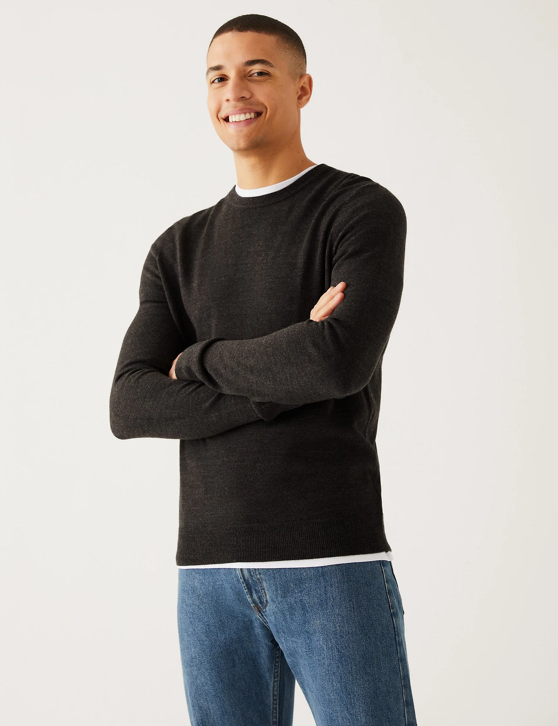 Cashmilon Marks & Spencer Crew Neck Jumper