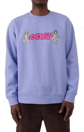 Cherub Throwie Sweatshirt - Digital Violet