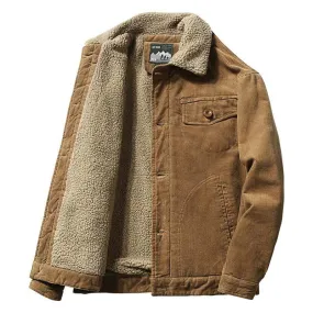 Corduroy Winter Jacket For Men