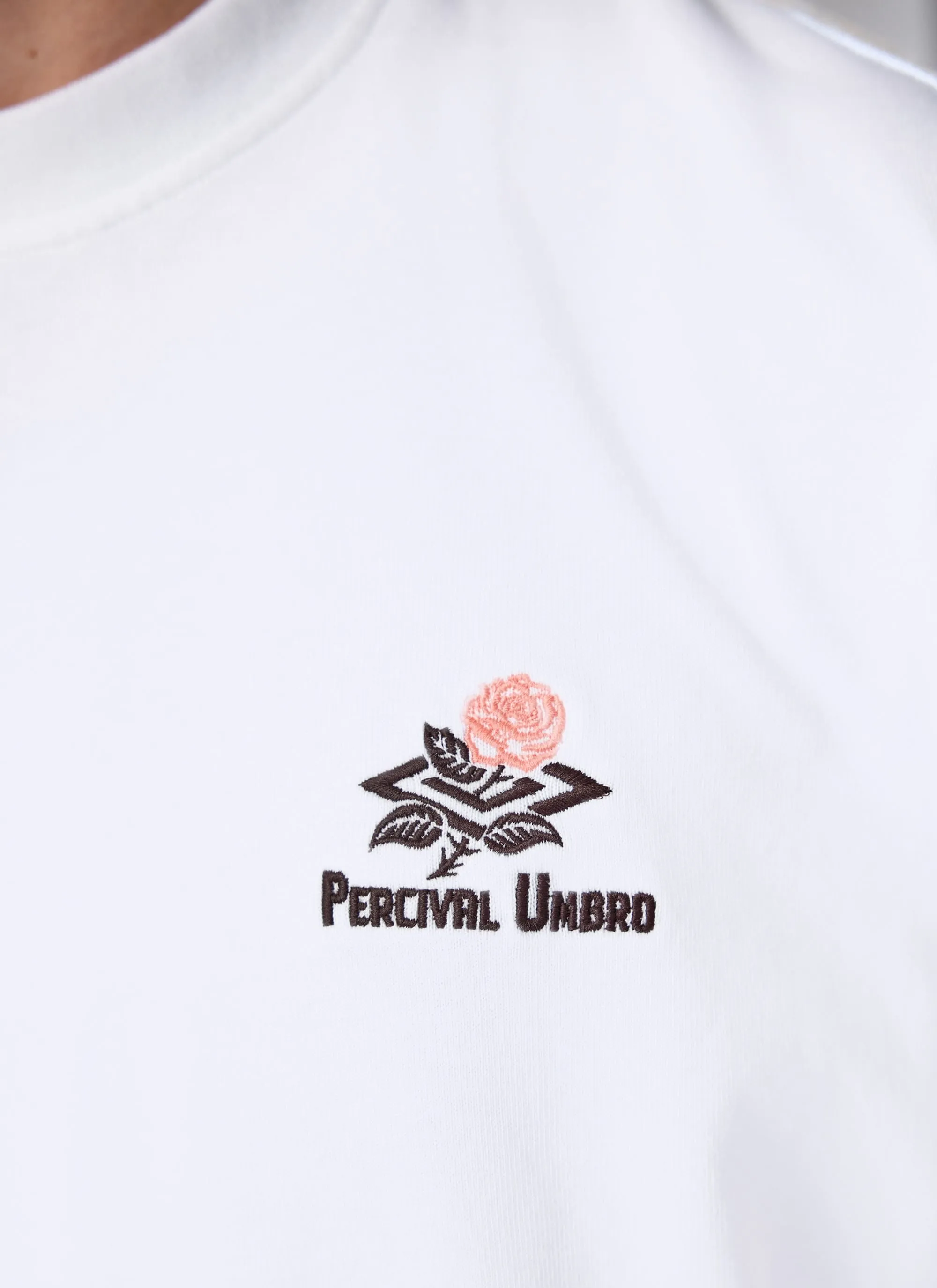 Crest Oversized T Shirt | Umbro x Percival | White