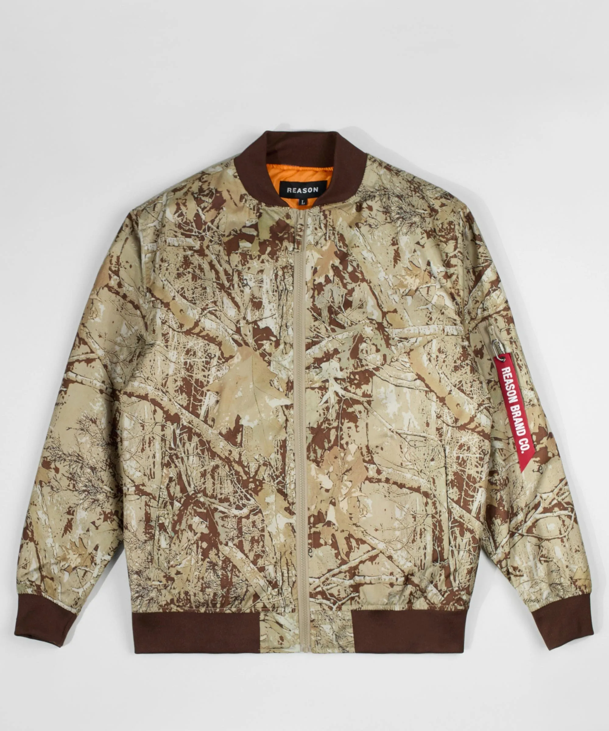 Destroyer Nylon Bomber Jacket - Brown