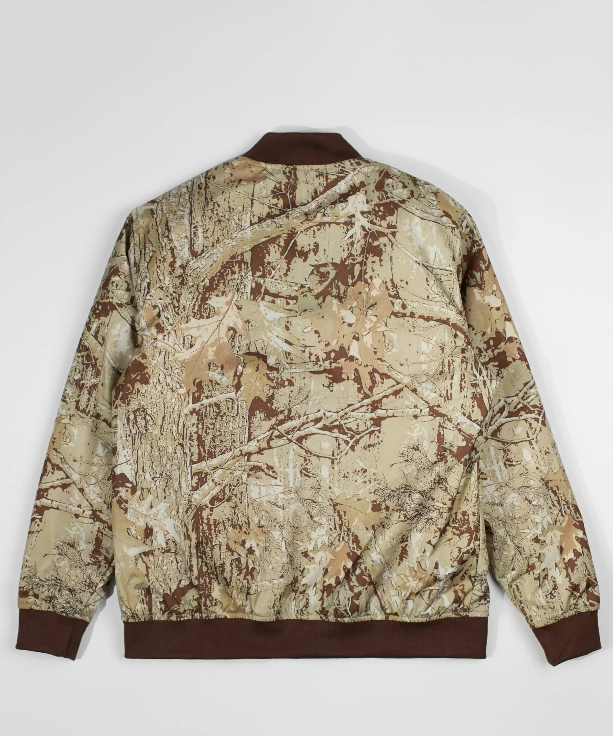 Destroyer Nylon Bomber Jacket - Brown