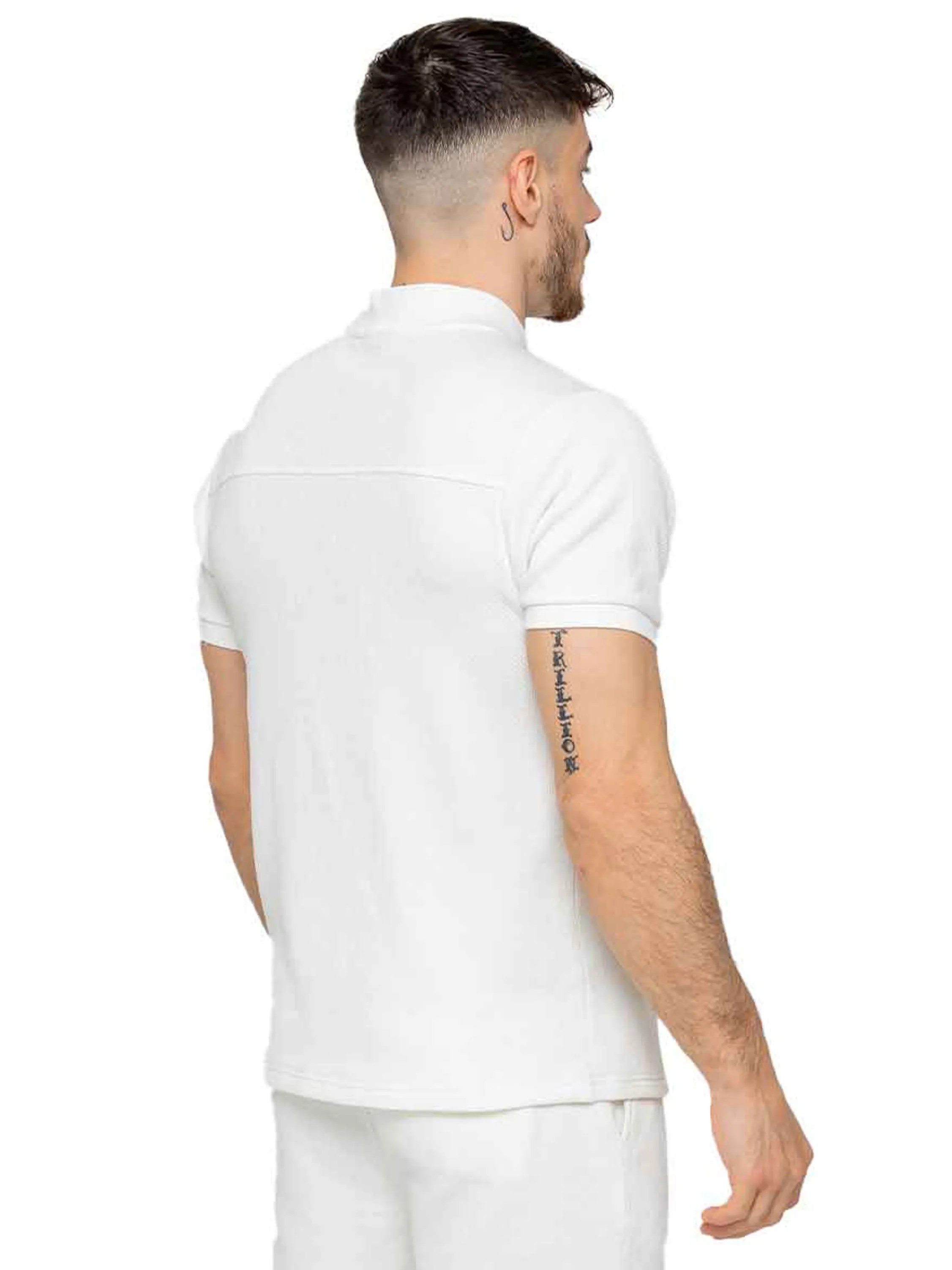 Enzo | Mens Zip T-Shirt