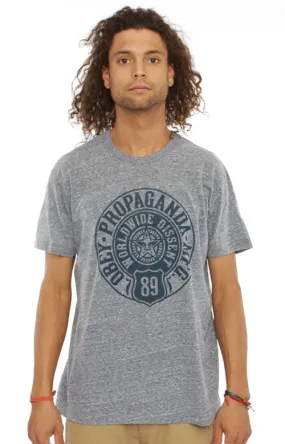 Global Rebellion Tri-Blend Tee - Heather Grey