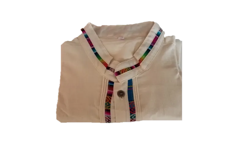 Handmade Men's Guayabera Cinta- Chiapas