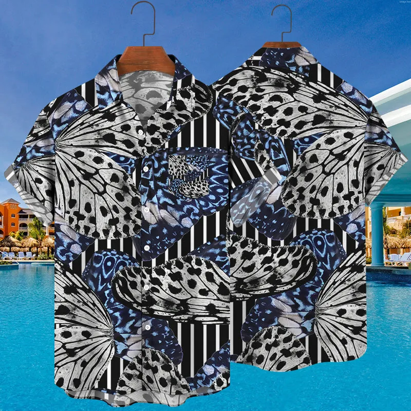 Hawaiian Beach 3D Leopard Print Shirt