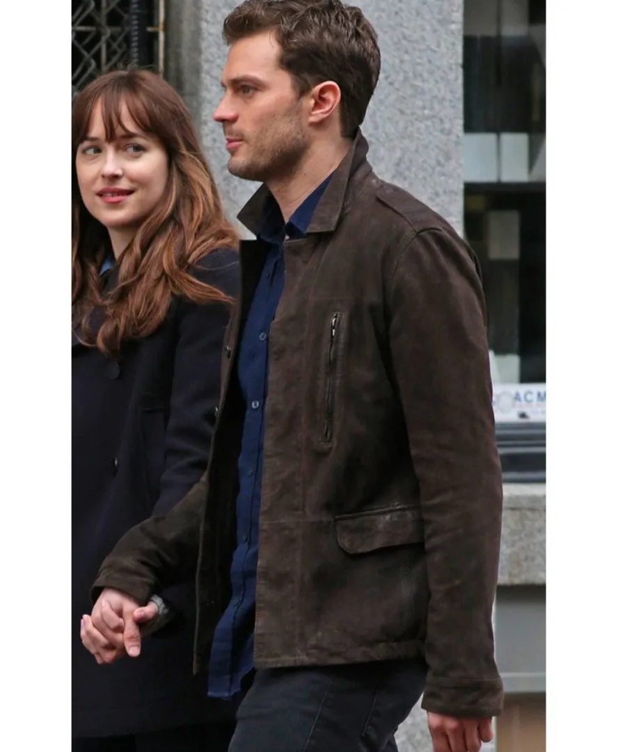 Jamie Dornan 2017 Fifty Shades Darker Leather Jacket