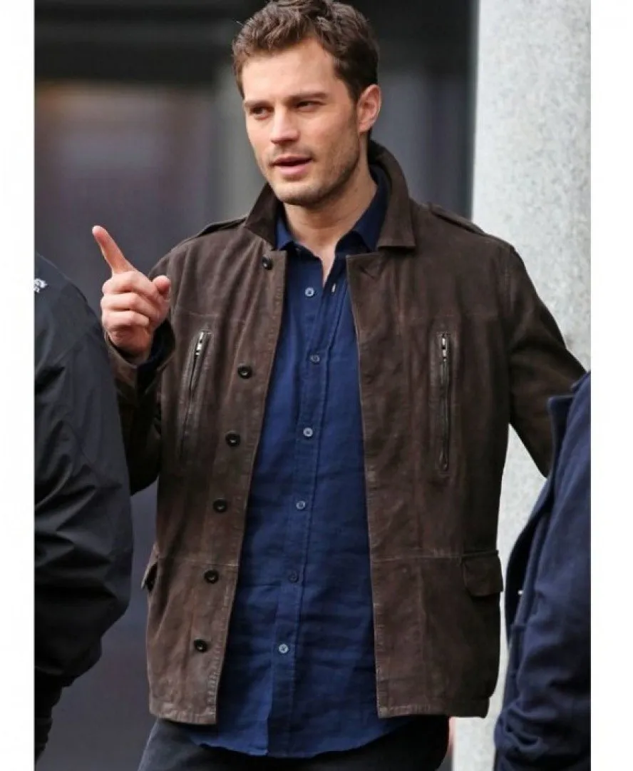 Jamie Dornan 2017 Fifty Shades Darker Leather Jacket