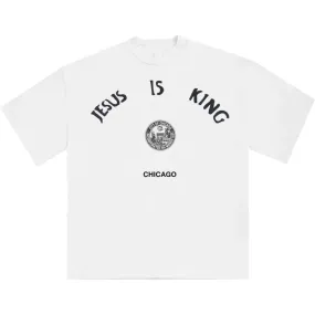 Kanye West Chicago Seal T-Shirt 'White', White