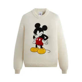 Kith For Mickey & Friends Mickey Crewneck 'Sandrift' Sweater, cream