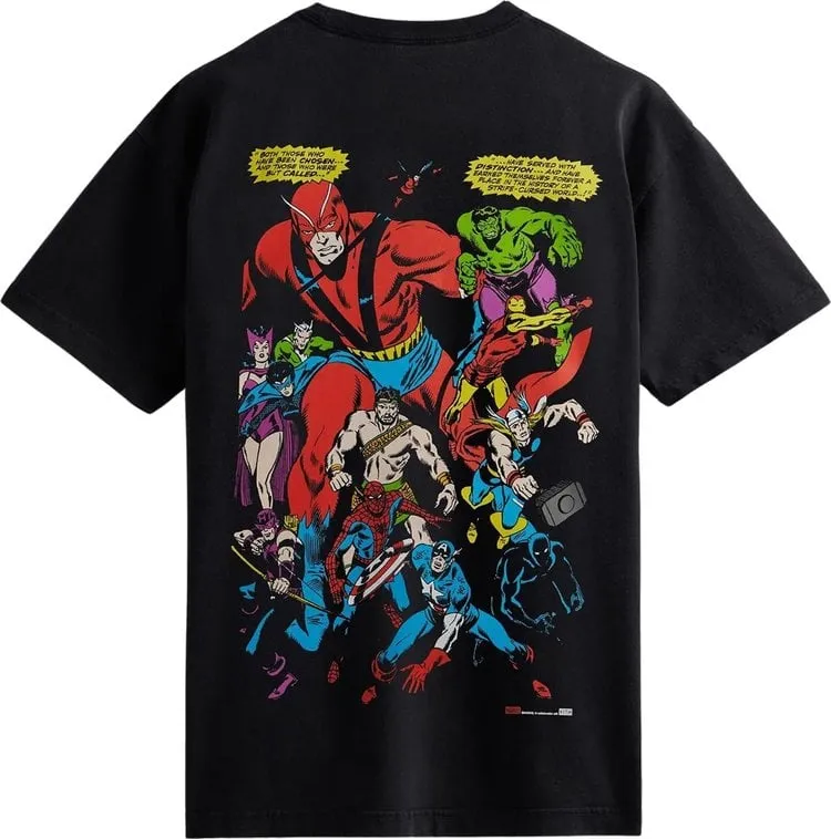 Kith For Spider-Man Allies Vintage Tee 'Black'