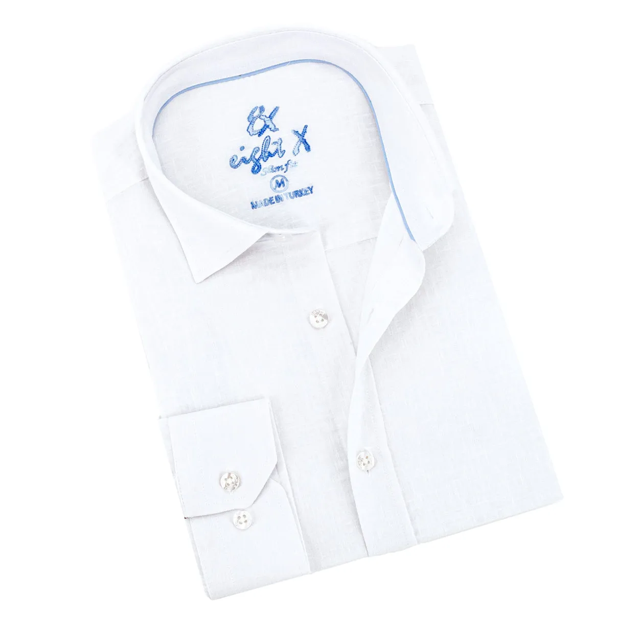 Looks Like Linen Button Down Shirt - White