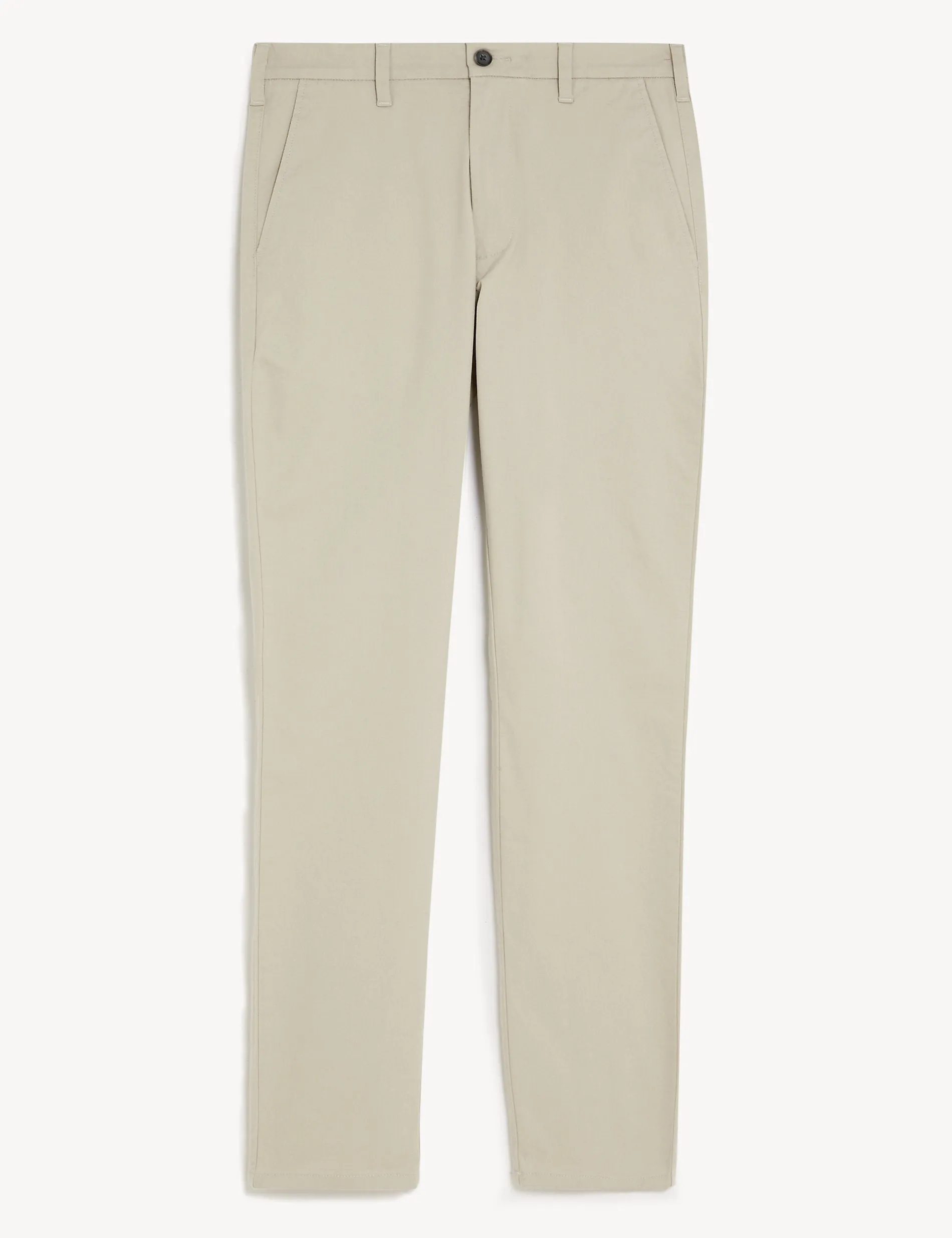 Marks & Spencer Slim Fit Stretch Chinos, Beige