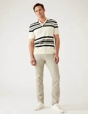 Marks & Spencer Slim Fit Stretch Chinos, Beige