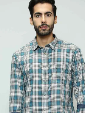 Men Checked Full Sleeve Cotton Shirt