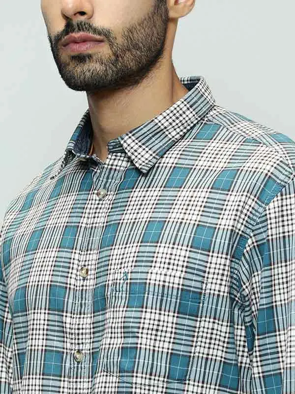 Men Checked Full Sleeve Cotton Shirt