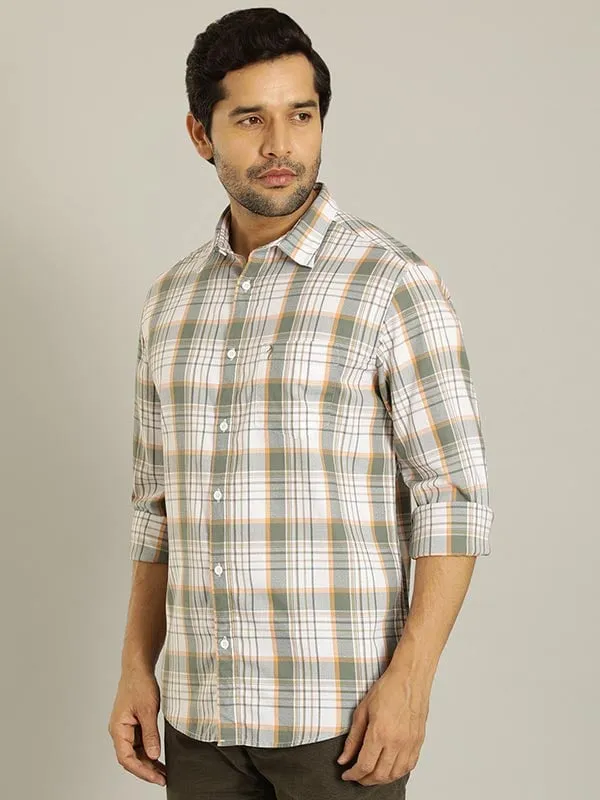 Men Checked Full Sleeve Cotton Shirt