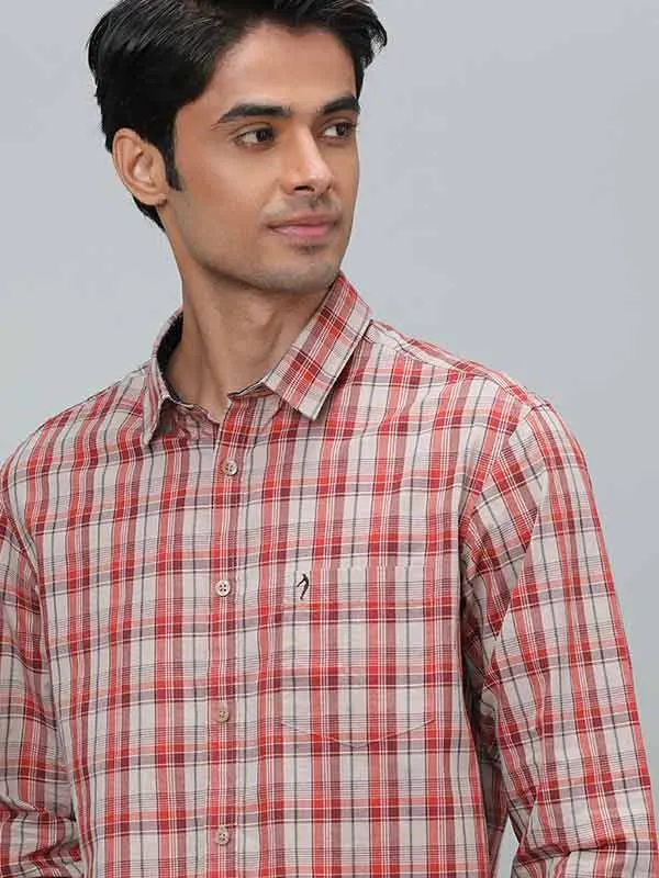 Men Checked Full Sleeve Cotton Shirt