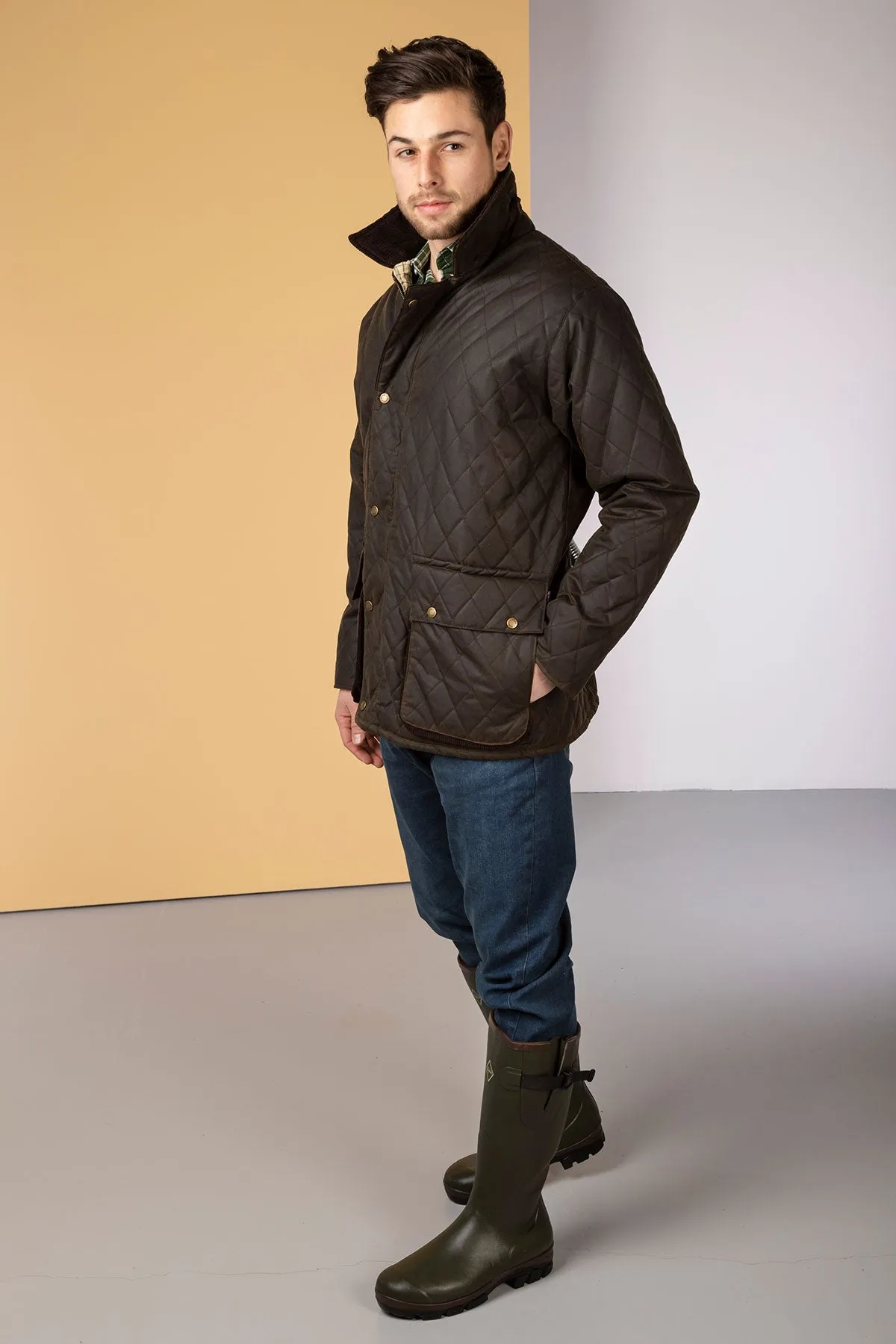 Men's Diamond Quilted Wax Jacket II