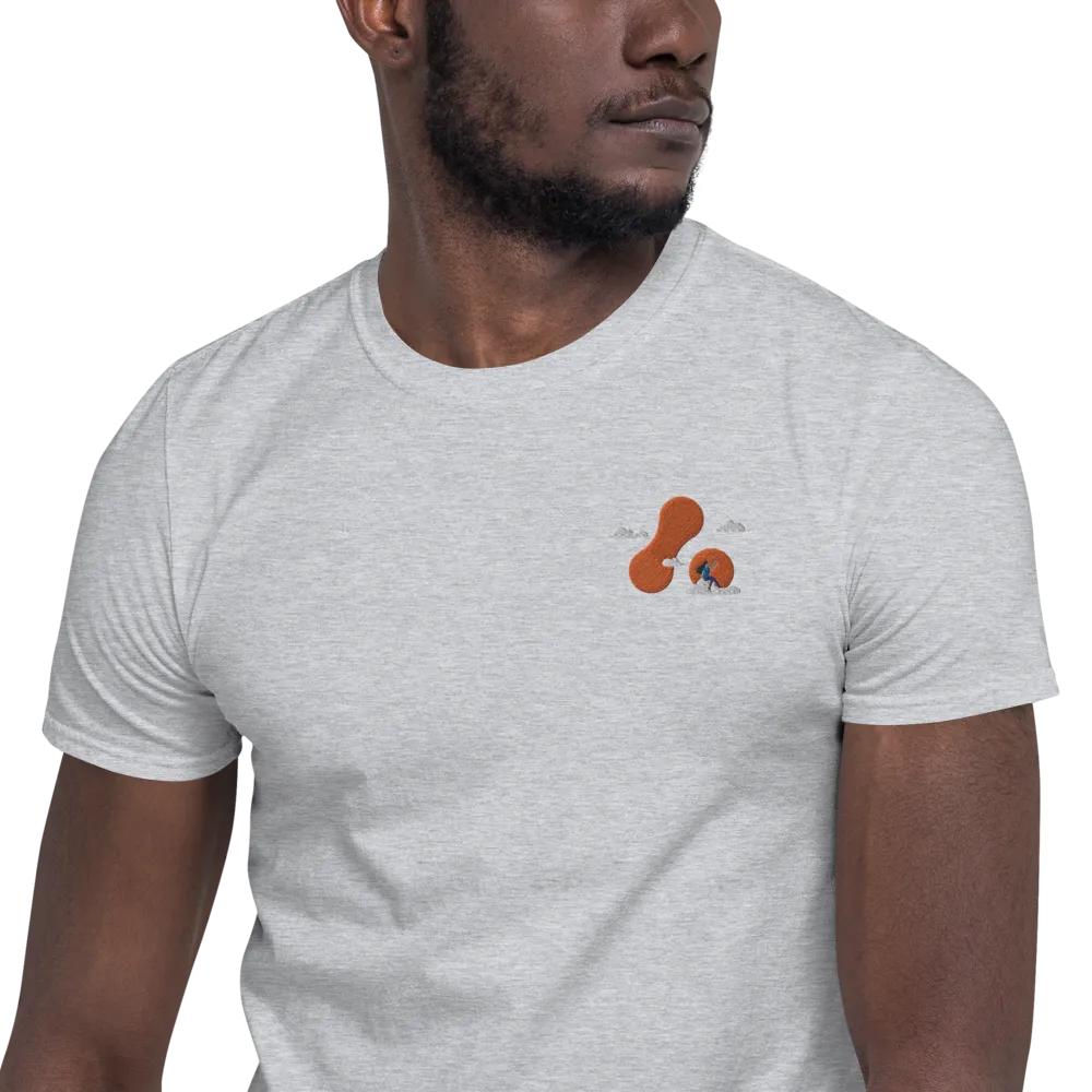 Men's Embroidered Adaptavist Cloud Design T-Shirt MC