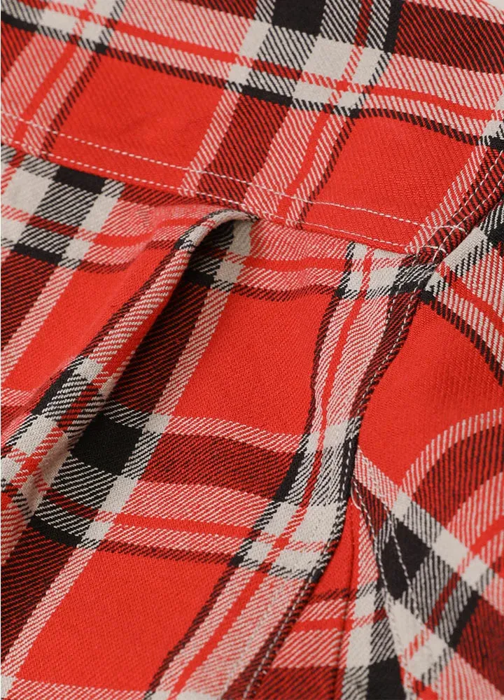 Men's Free Swingin' Workwear Flannel Shirt,100% Cotton