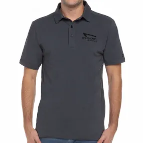 Men's Grey Performance Polo