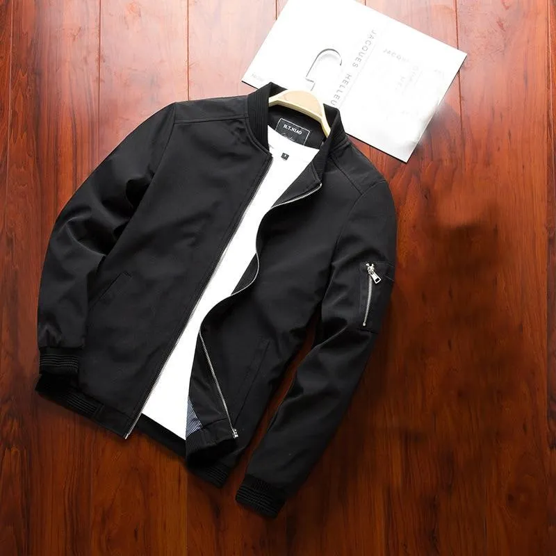 Men's Slim Fit Bomber Jacket