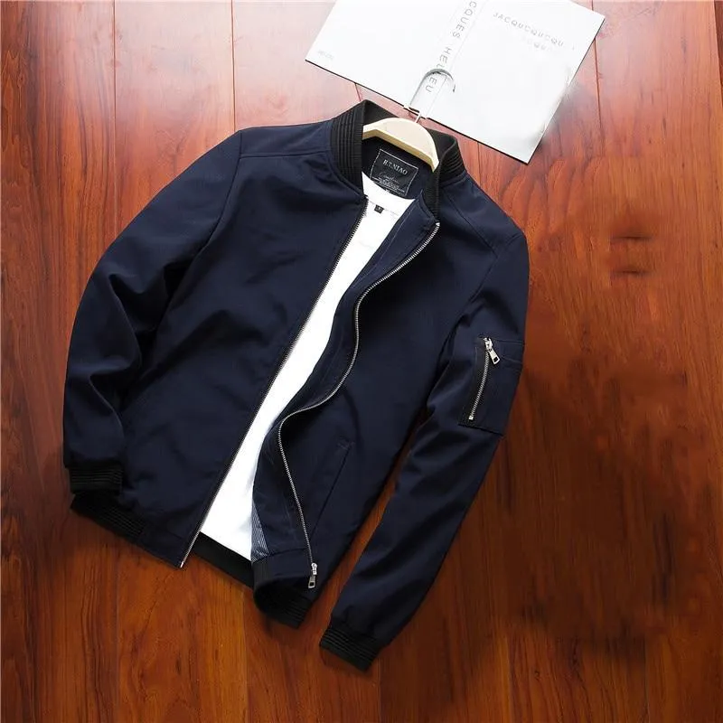 Men's Slim Fit Bomber Jacket