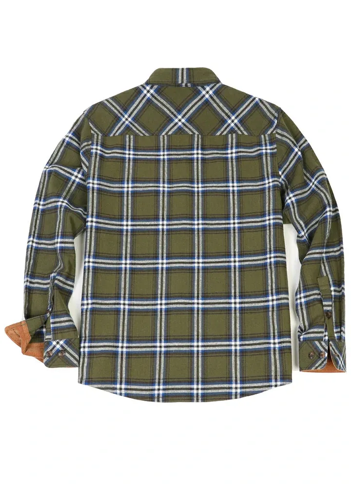 Men's Timberline Midweight Flannel Shirt,8oz