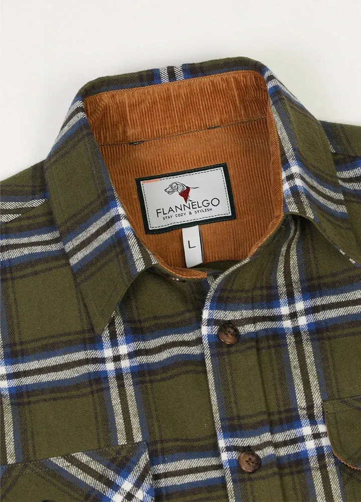 Men's Timberline Midweight Flannel Shirt,8oz