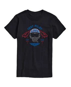 Men's top gun maverick test pilot AIRWAVES T-shirt, black