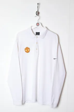 Nike Manchester United Longsleeve Polo Shirt (XL)