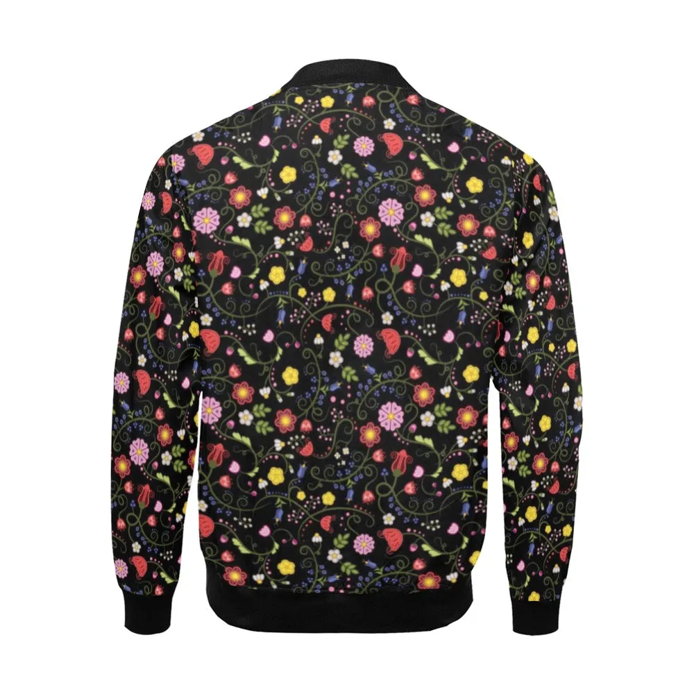 Nipin Blossom Midnight Bomber Jacket for Men