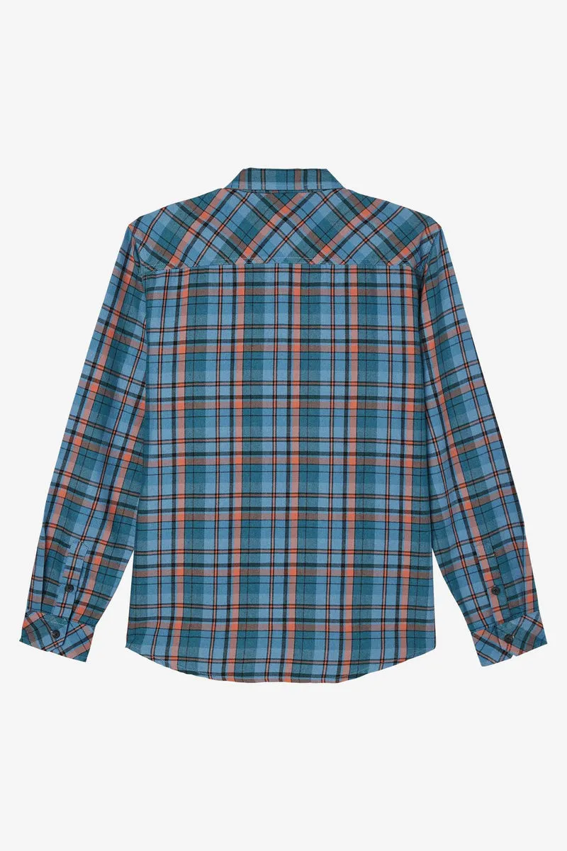 O'Neill OG Jonez Flannel L/S Shirt-Deep Blue