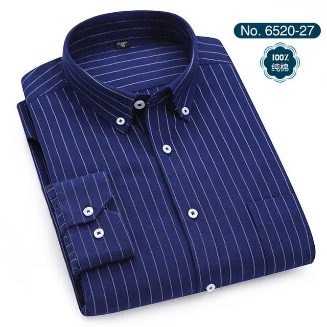 Oxford Men Cotton Dress Shirts