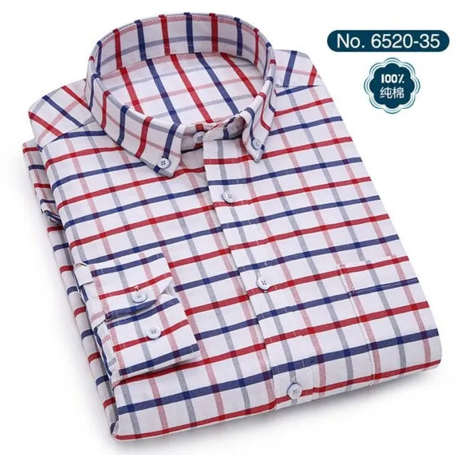 Oxford Men Cotton Dress Shirts