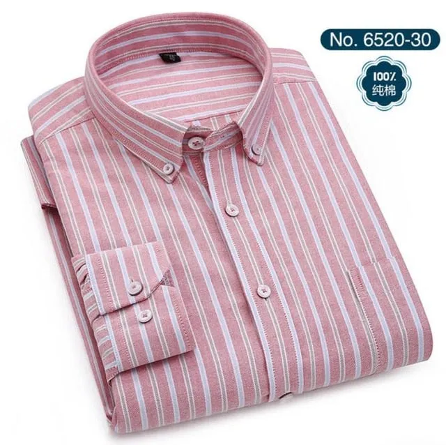 Oxford Men Cotton Dress Shirts