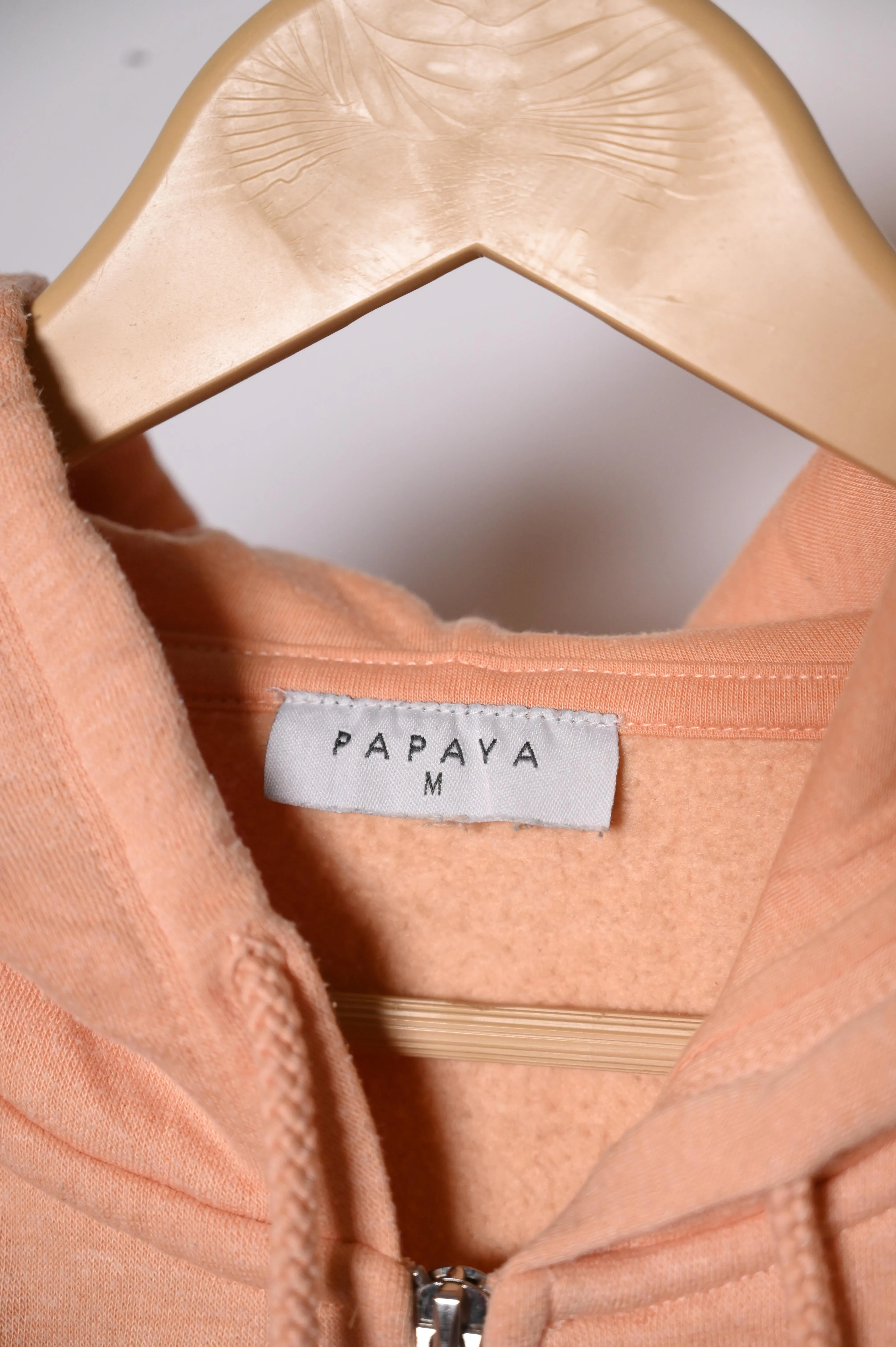 Papaya Peach Hoodie (Medium, Excellent Condition)