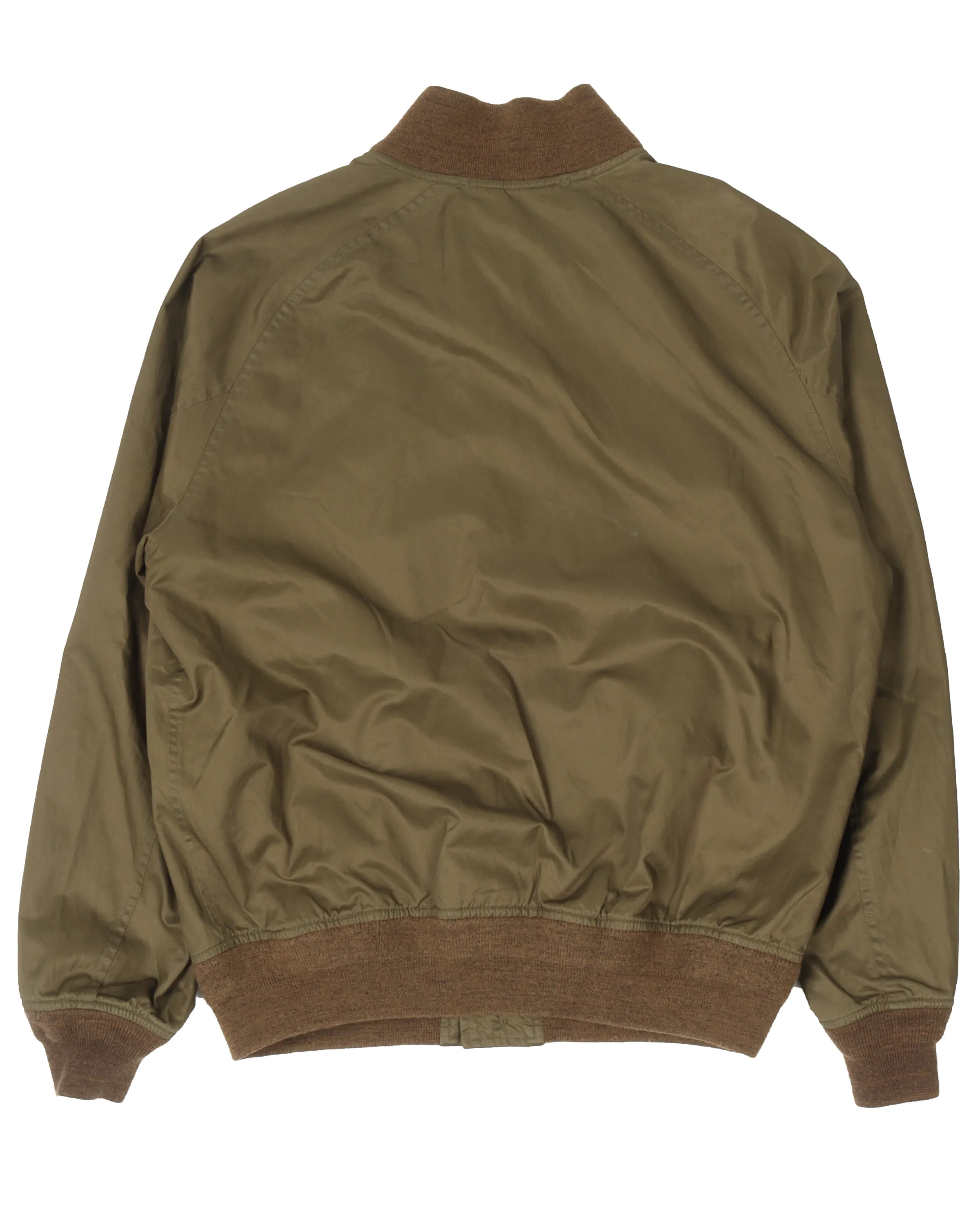 Patched Bomber Jacket