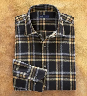 Peter Millar Long Sleeve Hino Plaid Shirt