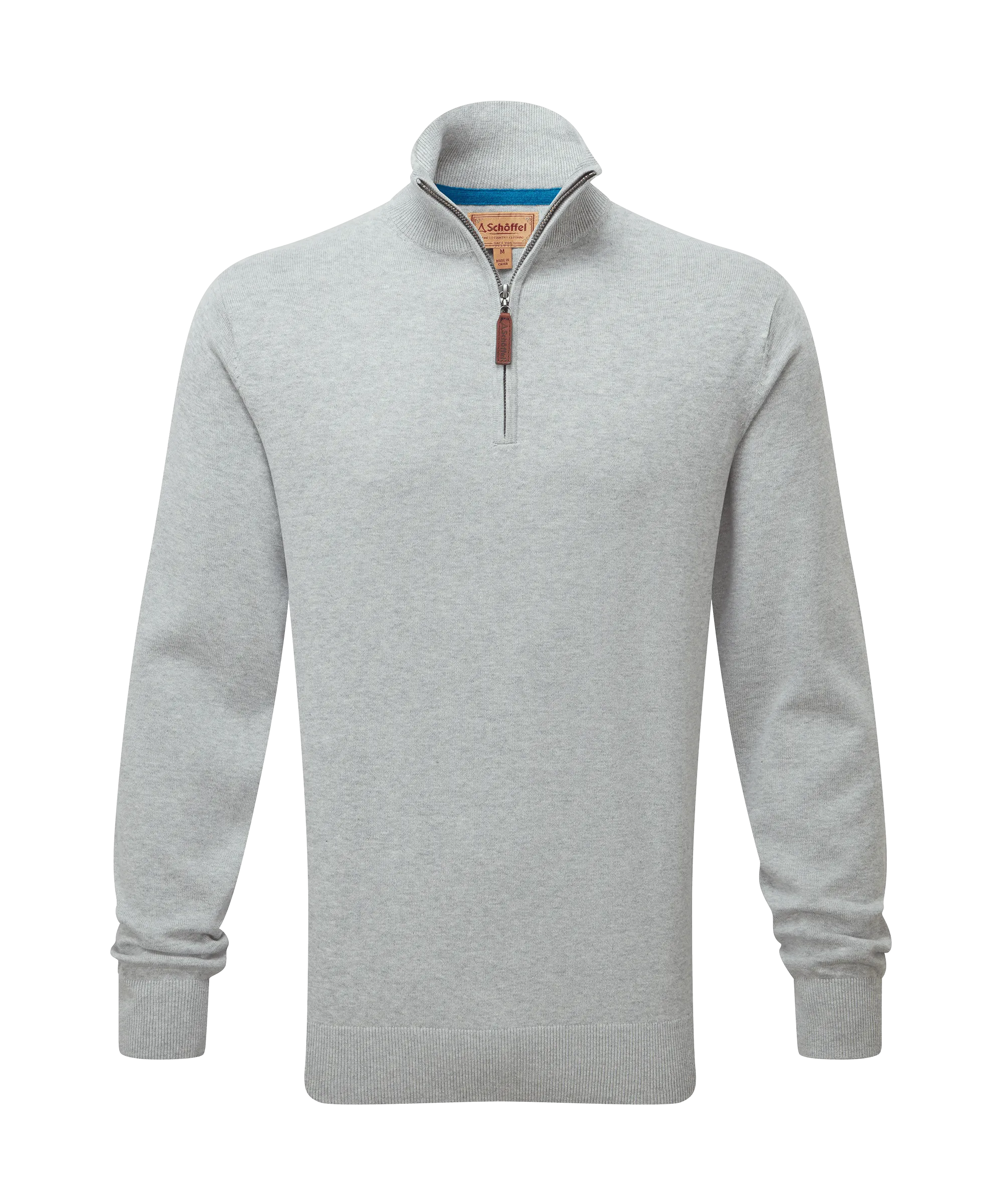 Porthmeor Quarter Zip Jumper - Grey